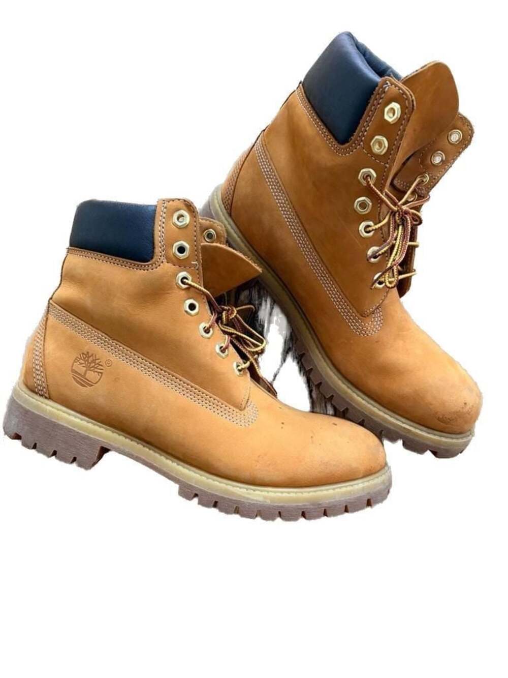 Timberland 6-Inch Premium Waterproof Boots Wheat Nubuck Size 8.5M